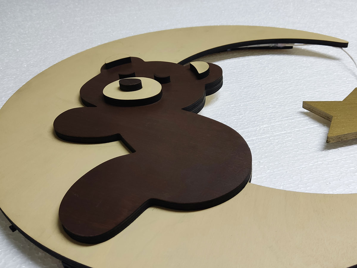 Светильник настенный "Спящий мишка"